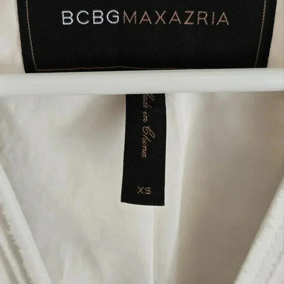 BCBGMaxazria Adrianne White Blazer Jacket Size XS - Picture 4 of 5